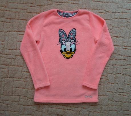 Růžová mikina mikinka s daisy, disney,152
