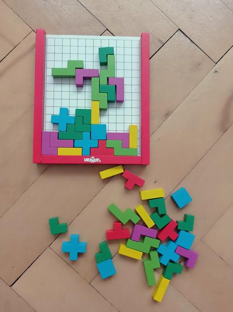 Dřevěné tetris - woody,