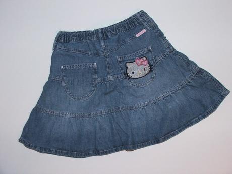 P266 riflová sukně vel. 6-7 let, h&m,122