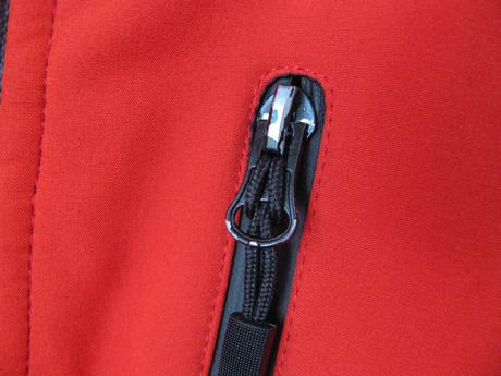 Softshellová červená bunda pfnier, l