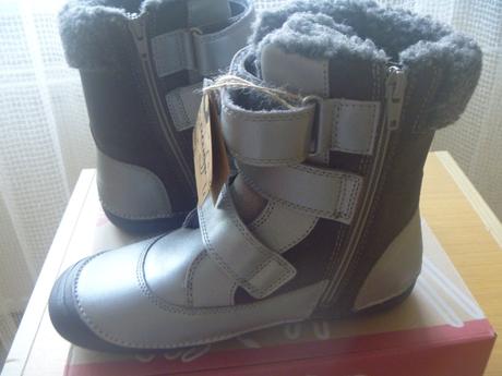 Nové šedé d.d.step zimní barefoot boty vel. 35, d.d.step,35
