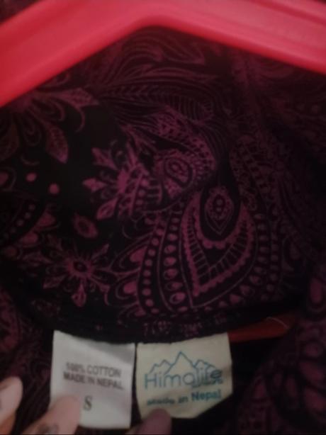 Vzorovaná mikina himalife xs/s, xs