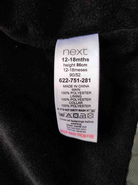 Dětská teplá vesta next vel. 86, next,86