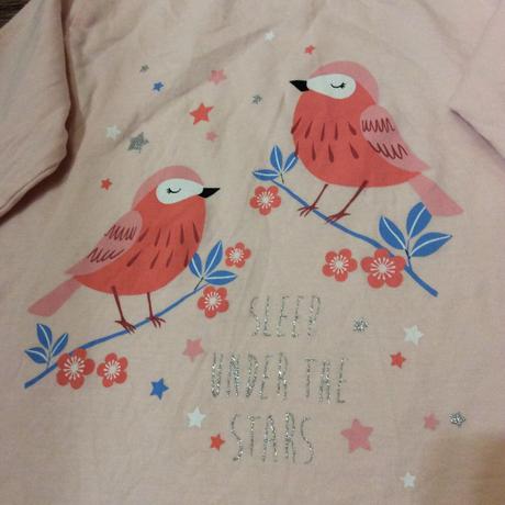 Bavlněné tričko s ptáčky, 92