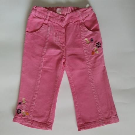 Manšestráčky s regulací a výšivkami, minoti,74