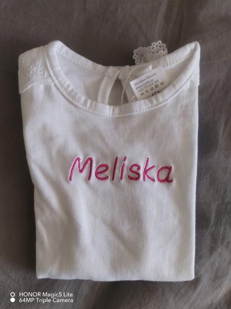 Sněhobílé body pro melisku vel.68-74, 74