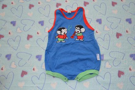 Letní bavlněný overal, tílkové letní body, vel. 80, 80