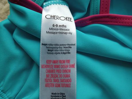 Plavky pro kojence, zn. cherokee vel. 68-74, cherokee,68