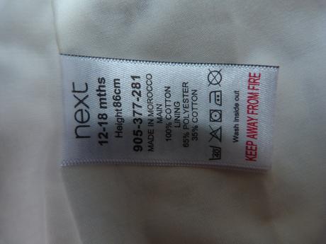 Next šatičky se zajíčky vel.86, next,86