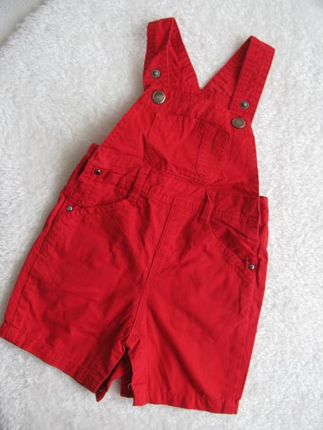 Plátěné chlapecké kraťasy s laclem, st. bernard,74