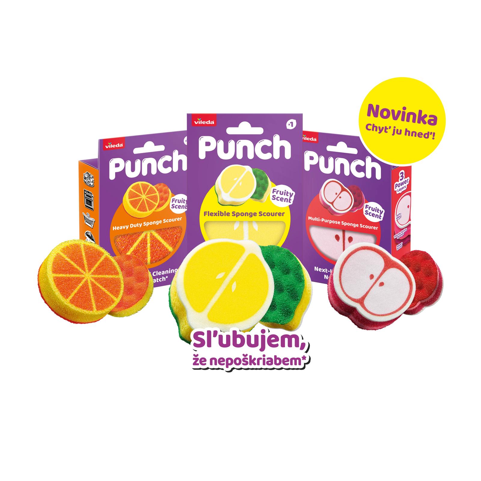 Vileda houbičky PUNCH Vileda houbičky PUNCH