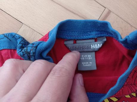 Triko 92 spiderman, h&m,92