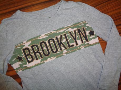 Pěkné šedé tričko brooklyn, primark,128