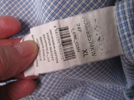 Pánská společenská sv.modrá bavlněná košile, xl