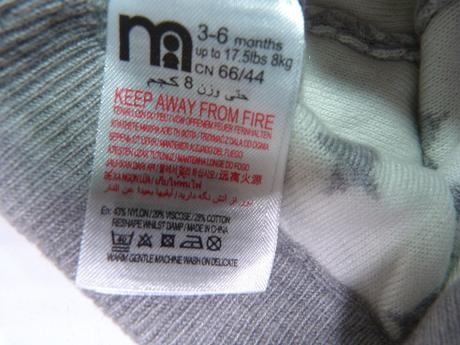 Teplé kalhoty vel. 68, mothercare,68