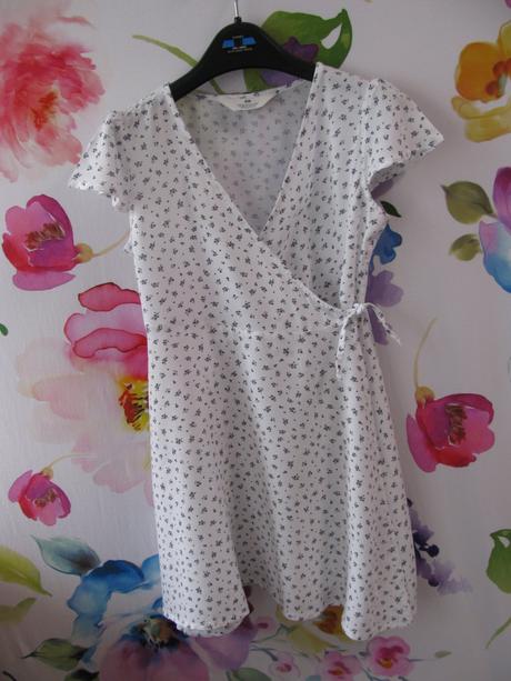 Letní zavinovací viskozové šaty h&m, h&m,152