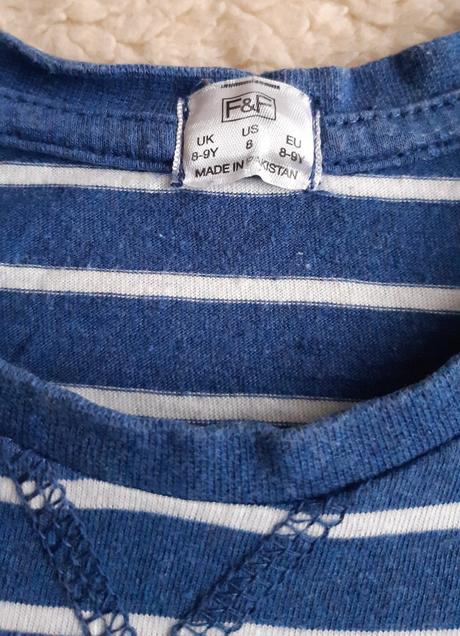 Pruhované tričko 134, f&f,134