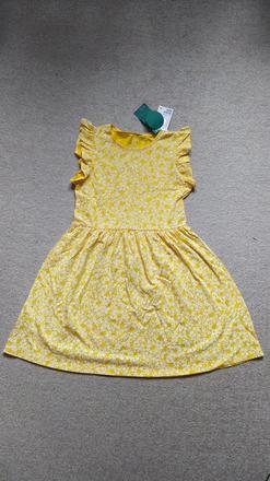 Šaty žluté, h&m,134