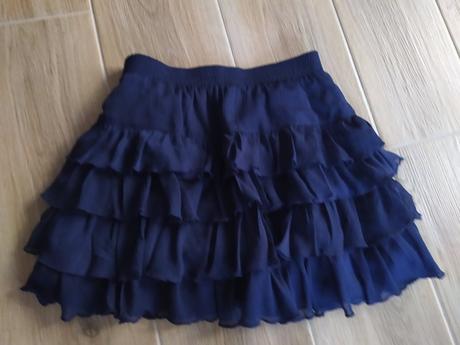 Tmavě modrá sukně, 140