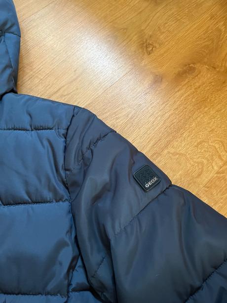 Péřový kabátek geox, geox,xs