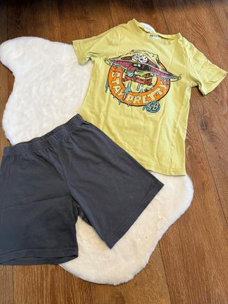 Pyžamo sponge bob, h&m,134