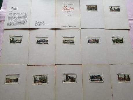 Miniaturní pohledy praha vincent morfladl 1930, 