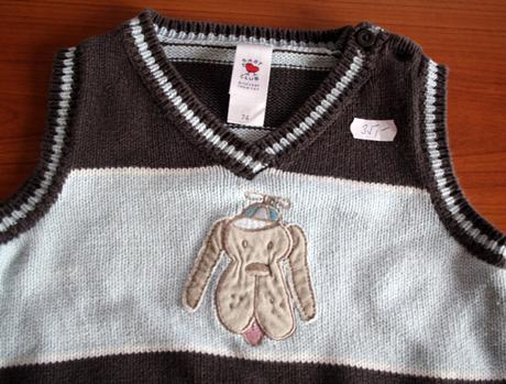 Hezká vesta s pruhy c&a, c&a,74