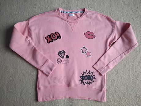 Lososová mikina vel. "122", 122