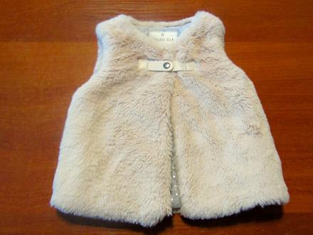 Vesta kožšková vel 86-92, 92
