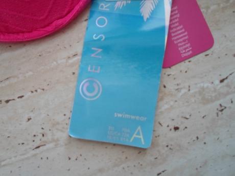 Růžové plavky plavková podprsenka 70a, new yorker,s / xs