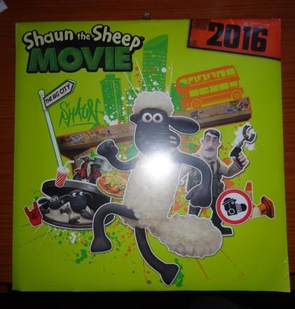 Dětský kalendář obrázkový ovečky shaun,