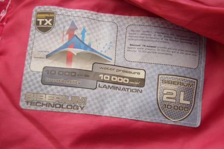 Lyžařská dívčí zimní bunda nepromokavá, envy,158