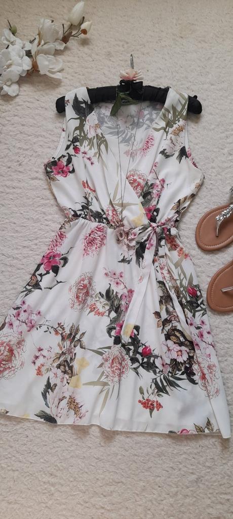 My hailys květované krátké šaty, l