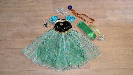 Ka388 karnevalový kostým anna vel. 98/104,