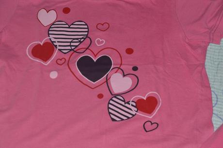 Bavlněné pyžamo pyžamko se srdíčky, cherokee,122