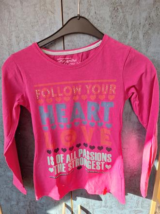 Tričko top dlouhý rukáv vel. 158 / 164, 158