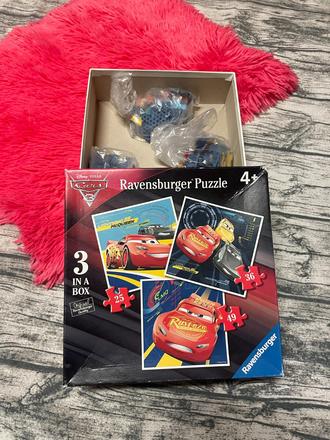 Puzzle auta/cars 3 kusy v balení, 