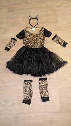 Ka497 karnevalový kostým leopard vel. 134 - 140, 