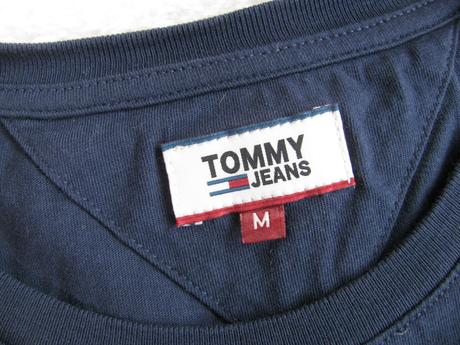 Tmavě modré bavlněné tričko tommy jeans, m