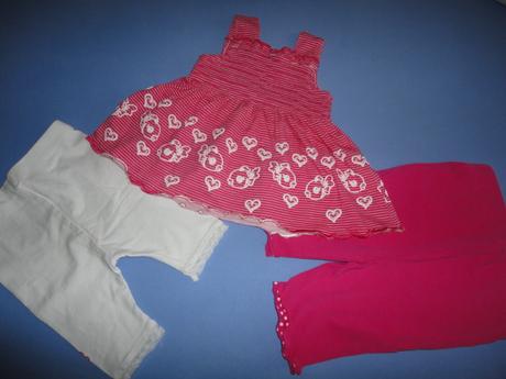 Krásný setík dopodopo, tunika, legíny, vel. 6-9 m., 68–80