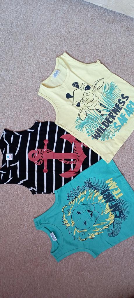 3x tílko zn."dantony a so cute" vel."98-104", 104