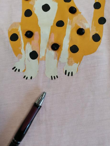 Tričko s gepardem, h&m,122