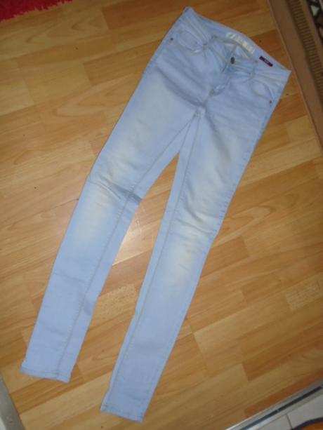Džíny kalhoty vel 34 104 cm skinny, takko,152