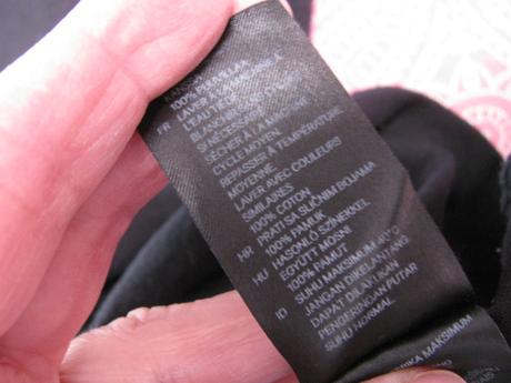 Bavlněné černé tričko, dámské, dívčí h&m, h&m,m