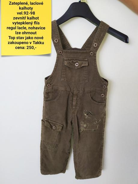 Zateplené lacle-vel.92-98, 98