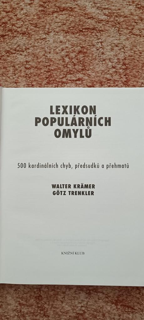 Kniha lexikon populárních omylů,