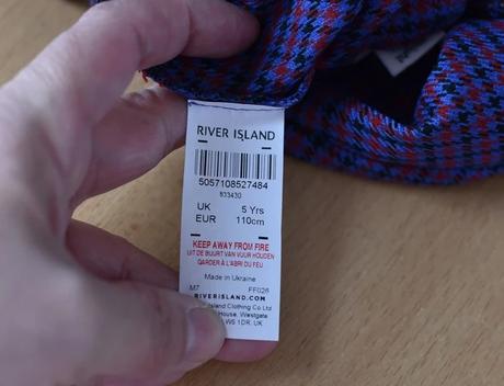 Kalhoty vel. 5 let, river island,110