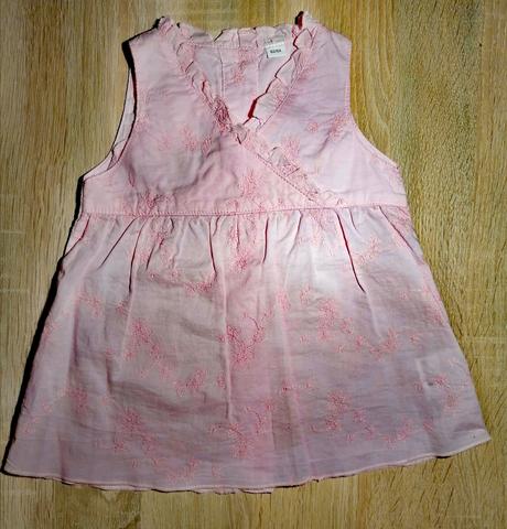 Bavlněný letní komplet šatičky a body, 68