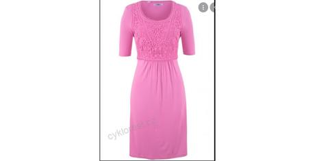 Šaty s krajkovou vsadkou i jako těhotenské-nenošen, bonprix,42