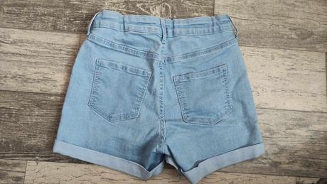 Šortky dívčí s regulací, denim,134